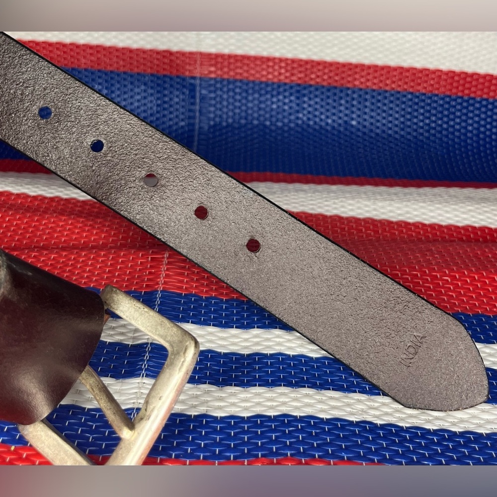 🥳✨ India Brown Genuine Leather Weatherproof Men's  Classic Elegant Vintage Belt - Picture 6 of 17
